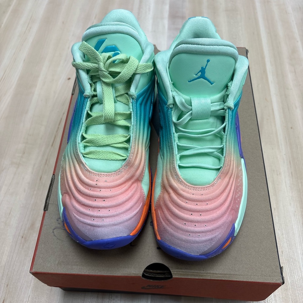 Nike Air Jordan Luka 3 Blurred Vision Vapor Green/Hyper Basketball Shoes Size 9